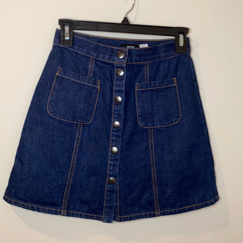 Urban outfitters button front BDG denim mini skirt